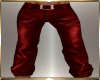 Red Lather Pants