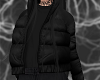 puffer coat all black