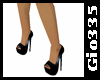 [Gio]SHOES LATEX BLACK