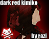 Dark Red Kimiko