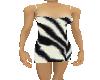 zebra short dress