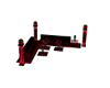 Red Club Couch