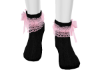 princess socks black