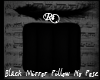 lRil Black Mirror Pillow