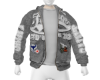 saint world hoodie grey