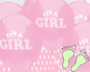 Its A Girl Balloons V1