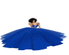 ROYAL BLUE  GOWN