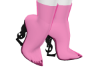 Boots Pink YS Black