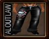 (AL) Skull Pvc Pants 2