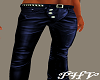 PHV Leather Pant Blue (M