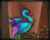 [B]rainbow bird leg tat