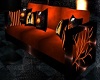 halloween orange couch