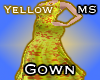 MS Flower gown yellow