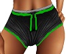 Shorts Black and Green