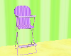 Kawaii Purple Highchair 