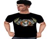Winged Harley Tee-Black