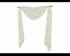 Mint drape curtain