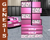 Barbie Race Car Shelves