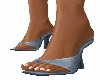 BLUE Heeled Sandals