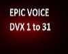 Epic Voice DVX1-31
