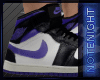 J-AIR purple sneakers