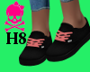 !H8 Pink&Black Vans