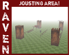 MEDIEVAL JOUSTING AREA!