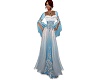 Medieval Dress BlueWhite