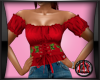 [JAX] RED HOLLY SHIRT