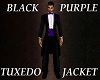 Black Purple Tux Jacket