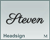 Headsign Steven