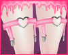 P! Heart Garter Pink