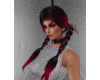 Braided Pigtails red