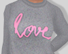 ❤ Grey Love Sweater