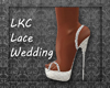 LKC Lace Wedding Heels