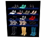 Blue/black Shoe Cabinet