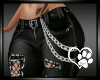 Sexy Chained Black Jeans