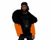 Moschino Fur Orange
