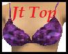 (JT)Purple bikini top