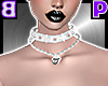Dream Kiss Choker/White