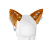 F Orange Cat Pierced Ear