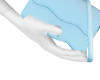 𝓐. blue hand bag