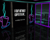 Neon Coffee Room