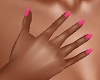 Pink Finger nail polish
