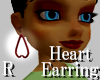 :G: Heart Earring R