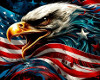 USA Strong Eagle Sticker
