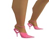 (F) Royal PinkHeartShoes