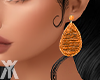 YA.Alina Orange Earrings