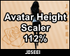 Avatar Height Scale 112%