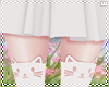 w. White Skirt + Socks